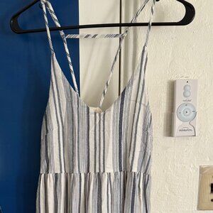 Cookies Clothing Co Hawaii Blue and White Striped Dress